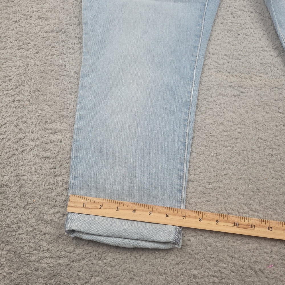 Levis Womens 10 W30 Light Wash Denim‎ Cropped Jeans - Picture 6 of 11